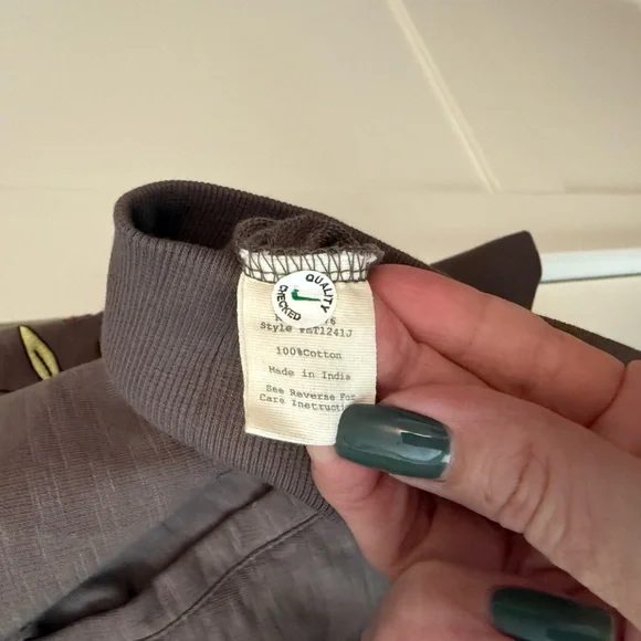 Evy’s Tree Alana Embroidered Sleeve French Terry Jacket, 2X - Picture 10 of 13